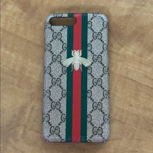 Gucci iphone 7 or 8 plus phone case
